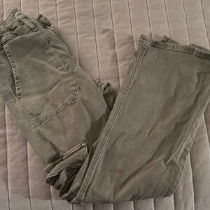 Zara Olive Green Cargo Pants